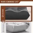 thumbnail image 6 of S-HOME Microfiber Lounge Chair With Anti-Slip Bottom Button-Tufted Design For Living Rooms, Gaming, Or Family Time, Gray, 6 of 8
