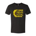 thumbnail image 2 of Wild Bobby, I'm Sunshine Mixed With A Little Hurricane , Inspirational/Christian, Men Premium Tri Blend Tee, Vintage Black, Medium, 2 of 5