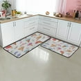 thumbnail image 6 of Floral Ice Cream Kitchen Mat Set of 2 Non-Slip Washable Kitchen Rugs Waterproof Comfort Standing Floor Mats for Kitchen Home Office Sink Laundry 17x29 Inch + 17x47 Inch, 6 of 6