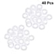 thumbnail image 5 of 20 pares de 40 anillos antideslizantes de silicona para gafas, retenedores redondos y cómodos, para niños y adultos (blanco semitransparente)., 5 of 8