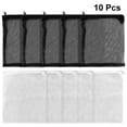 thumbnail image 4 of 10pcs 15x10cm Aquarium Filter Bag Zipper Filtering Bag Fish Tank Mesh Pouch (White, Black, 5pcs Each), 4 of 8