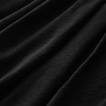 thumbnail image 4 of Adeawade Womens Trousers High Waist Wide Leg Pants For Soft Linen Blend Cropped Palazzo Trousers With Flowy Skirt Casual Wear M Black, 4 of 8