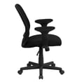 thumbnail image 2 of Y-GO Office Chair™ Mid-Back Black Mesh Swivel Task Office Chair with Arms, 2 of 6