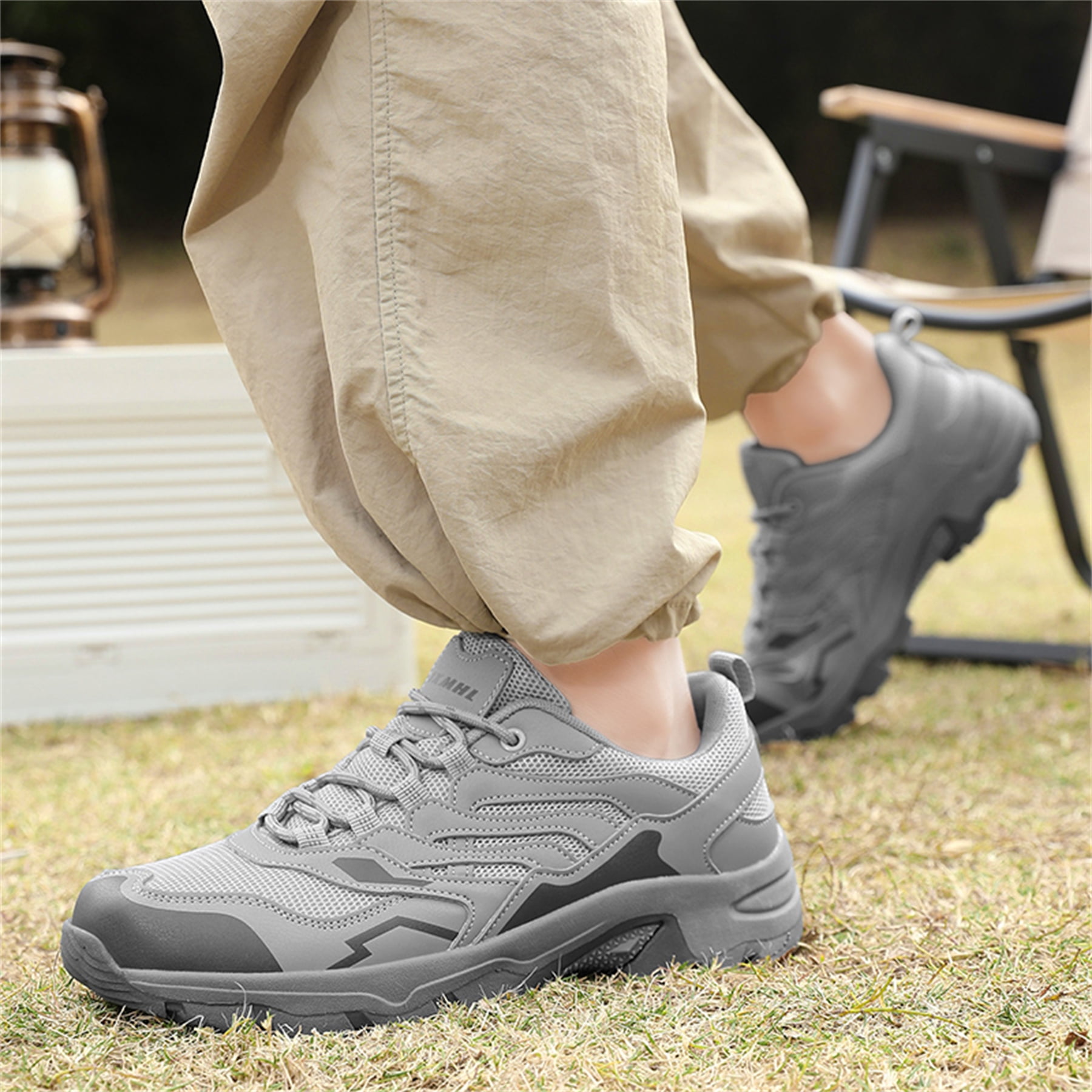YOURDIARY Womens Mens Hiking Shoes Comfortable Breathable Anti-Slip Outdoor Sports Shoes