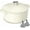 Cream White, variant on Enameled Cast Iron Dutch Oven -  5QT Pot with Lid & Cotton Potholders - Heavy-Duty Cookware for Bread Baking, Braising, Stews, Roasting(Cream White)