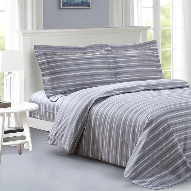 Juego de cama de 6 piezas French Sky Blue