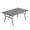 Dark Gray, variant on DIFY 18" Outdoor Side Table Small Patio End Table for 2, Square Bistro Coffee Table, Black