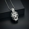 thumbnail image 5 of Skull Cremation Jewelry for Ashes Urn Necklace for Ashes for Pet Human Ashes Urn Pendant for Men Women Memorial Ash Keepsake, 5 of 7