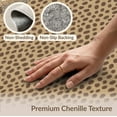 thumbnail image 6 of ODIKA 9'x12' Washable Area Rug Southwestern Motif Distressed Border Salt Speckled Abstract Spotted Flowing for Master Suite, California King, Under Bed, Non-Shedding, Easy Care, 6 of 7