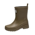 thumbnail image 2 of IUJSOY Rain Boots Women Waterproof Garden Shoes Wide Calf Non-Slip Work Shoes Chelsea Boots, 2 of 9