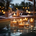 thumbnail image 2 of Velas flotantes Capaniel, paquete de 80 unidades, 7,5 cm, blancas, sin perfume, 2 of 7
