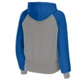 thumbnail image 3 of Women's WEAR by Erin Andrews Cream Los Angeles Rams Colorblock Lightweight Full-Zip Hoodie, 3 of 3