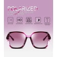 thumbnail image 2 of Gafas de Sol Polarizadas FEISEDY Mujer Cuadradas Brillantes B2289, 2 of 9