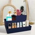 thumbnail image 5 of Toothbrush Holder, Bathroom Countertop Organizer, Bathroom Accessory Storage, Vanity Multi Use Holder for Electric Toothbrush Toothpaste Razor Mouthwasher and Others (rubber paint navy blue), 5 of 8
