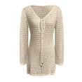 thumbnail image 4 of WILLBEST Trajes de Baño Niña Natación Traje de Baño de Mujer Crochet Cover Up Verano Malla Tejido Traje de Baño Vestido Ahuecado Playa Trajes de Baño Para Conjuntos, 4 of 4