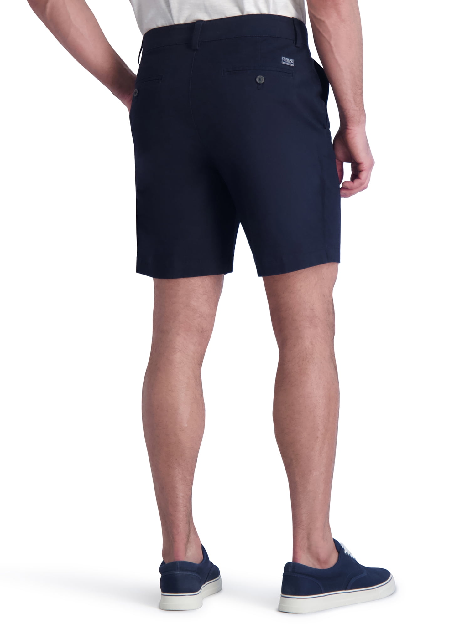 Chaps Men’s 8” Flat Front Stretch Twill Shorts, Sizes 30-42