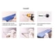 thumbnail image 4 of Juego de estantes de pared negros de 3,25 cm, de madera rústica, carga máxima de 4 kg, para salón, dormitorio, oficina, baño o cocina, 4 of 5