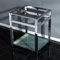 thumbnail image 6 of Kingston Brass Vsp2522b 25" Wide X 30" High Console Stand - Nickel, 6 of 6