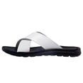 thumbnail image 2 of Ceisia Men's Fashion Solid Round Toe Thong Flip Flops Outdoor Beach Slides Summer Casual Comfort Non-Slip Big Size Durable Vacation Sandals Daily Walk Gifts for Father, 2 of 5