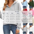 thumbnail image 4 of TGSLY Fall Hooded Sweatshirt for Women Lightweight Drop Shoulder Long Sleeve Athletic Pullovers Loose Casual Solid Color Layering Tops M, 4 of 9