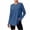 Navy-shirts, variant on Aezemi Women's Workout Tops Long Sleeve Soft Flowy Round Neck Shirts Curved Hem Quick Dry Comfy Sports Shirts for Hiking Running S