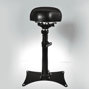 GLIDEZONE RD2 Adult Electric Scooter Seat Portable Black 1-Pack