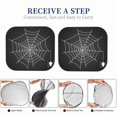 thumbnail image 7 of Uemuo A Web With A Spider Printed 2 PCS Car Windshield Sun Shade, Auto Sun Heat and UV Rays Blocker, Foldable Automotive Front Window Sunshade Protector, 7 of 7