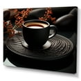 thumbnail image 2 of Designart "Eclipse Of Black Coffee Espresso III" Coffee Wall Decor, 2 of 7