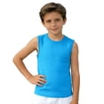 thumbnail image 3 of REDARER Boys Crew Neck Sleeveless Mesh Tank Top Breathable Lightweight Soft Casual Summer Athletic Play Shirt,11-12 Years, 3 of 7