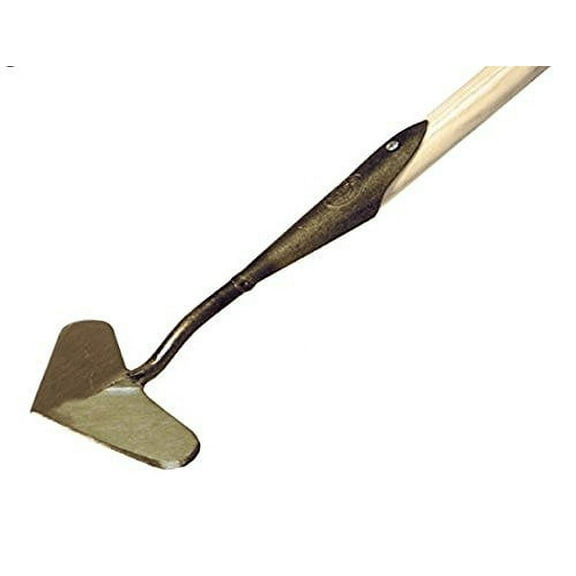 DeWit Heart-Shaped Push Hoe with P-Grip – 72″ Long Handle Garden Hoe, Heavy-Duty Steel Blade