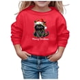 thumbnail image 1 of PMVFHDE Chandail à Capuchon et Chandails en Molleton pour Filles Noël Mode Décontractée Imprimé Manches Longues Col Rond pour Filles - et Vêtements Confortables, 1 of 4