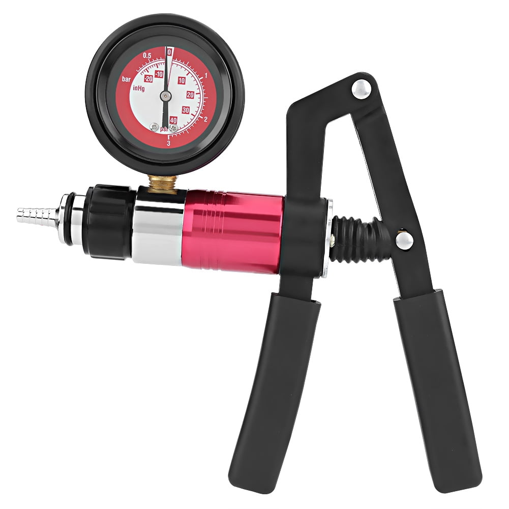 Qiilu Brake Bleed Kit Brake Fluid Bleeder Tool Set for Car Motorbike Hand Held Vacuum Pressure Pump Brake Bleeder Adaptor