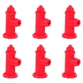 thumbnail image 2 of 6Pcs Small Fire Hydrant Decor DIY Landscape Model Simulated Traffic Sign Fire Hydrant Model, 2 of 8