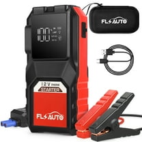 3000A Jump Starter Battery Pack,Portable Car Jumper Starter for up to 8L Gas&6.0L Diesel Engines,12V Auto Battery Booster with Smart Charging Port, LCD Display, Intelligent Jumper Clamps