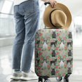 thumbnail image 2 of Cute Bulldog Dog and Flower Florals Luggage Cover Fashion Suitcase Cover Baggage Covers Fit 25-28 Inch Luggage (Go Travel), 2 of 5