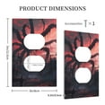 thumbnail image 3 of Balery Giant Monster Over City for Duplex Wall Plates Kit, Electrical Outlet Covers, Standard Size 1-Gang 5.0" x3.0", Electric Receptacle Plug Covers-Style S, 3 of 6