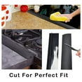 thumbnail image 4 of Qyaukm Silicone Stove Gap Cover, 25in Spill Seal Strip for Kitchen Countertop & Backsplash, Heat Resistant Dust Proof Filler, Easy Clean Adhesive Strip, White, 4 of 4