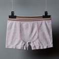 thumbnail image 4 of Men Underwear Set Cotton Breathable Low Rise Trunk No Fly Boxer Trunk Underwear, 4 of 10