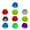 Mixed color 24mm, variant on 10Pcs 24mm/30mm Arcade Push Button Controller Game Start Resetting Switches