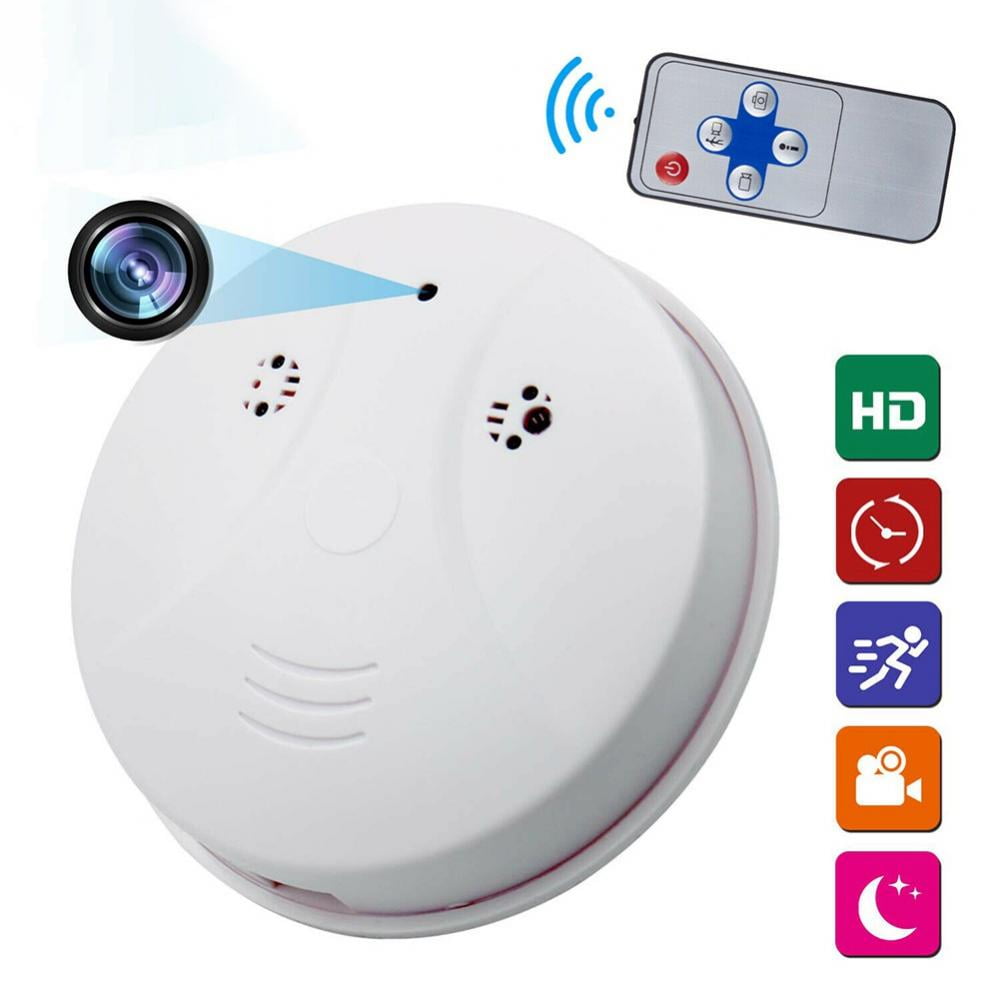 HD Spy Camera Hidden Camcorder Smoke Detector Home Survillence Nanny Cam 32GB AQ 