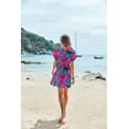 thumbnail image 4 of Ekouaer Women' Cover Ups Casual Swimsuit Coverups Flowy Tie Waist Beach Cover Up Dress, 4 of 5