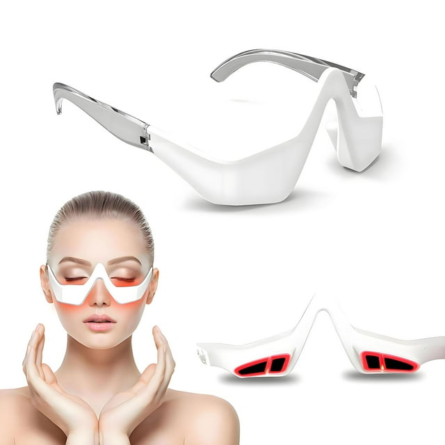 Gafas masajeadoras de terapia con luz roja Iwtfu para debajo de los ojos
