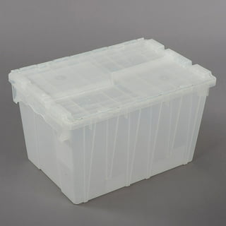 Orbis Red Plastic FliPak® Stack-N-Nest Storage Tote With Lid - 22L x 15W  x 10D