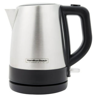 Hamilton Beach 1 Liter Electric Kettle, Stainless Steel and Black, New,  40901F