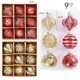 thumbnail image 3 of 12/9/4/3 piezas de bolas de Navidad, adornos para árbol de Navidad, bolas de 8/6 cm, colgantes para árbol de Navidad, decoración para fiestas en el hogar, regalos de Año Nuevo 2024, 3 of 4
