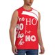 thumbnail image 2 of Balery Saying Ho Ho Ho Camisetas sin mangas para hombre, absorbe la humedad y protege contra el mal olor.-X-Large, 2 of 7