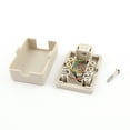 thumbnail image 2 of Unique Bargains RJ11 6P4C Single Port Female Socket US Telephone Cable Adapter Junction Box, 2 of 4