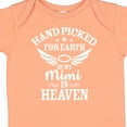 thumbnail image 4 of Inktastic Handpicked for Earth by My Mimi in Heaven with Angel Wings Boys or Girls Baby Bodysuit, 4 of 5