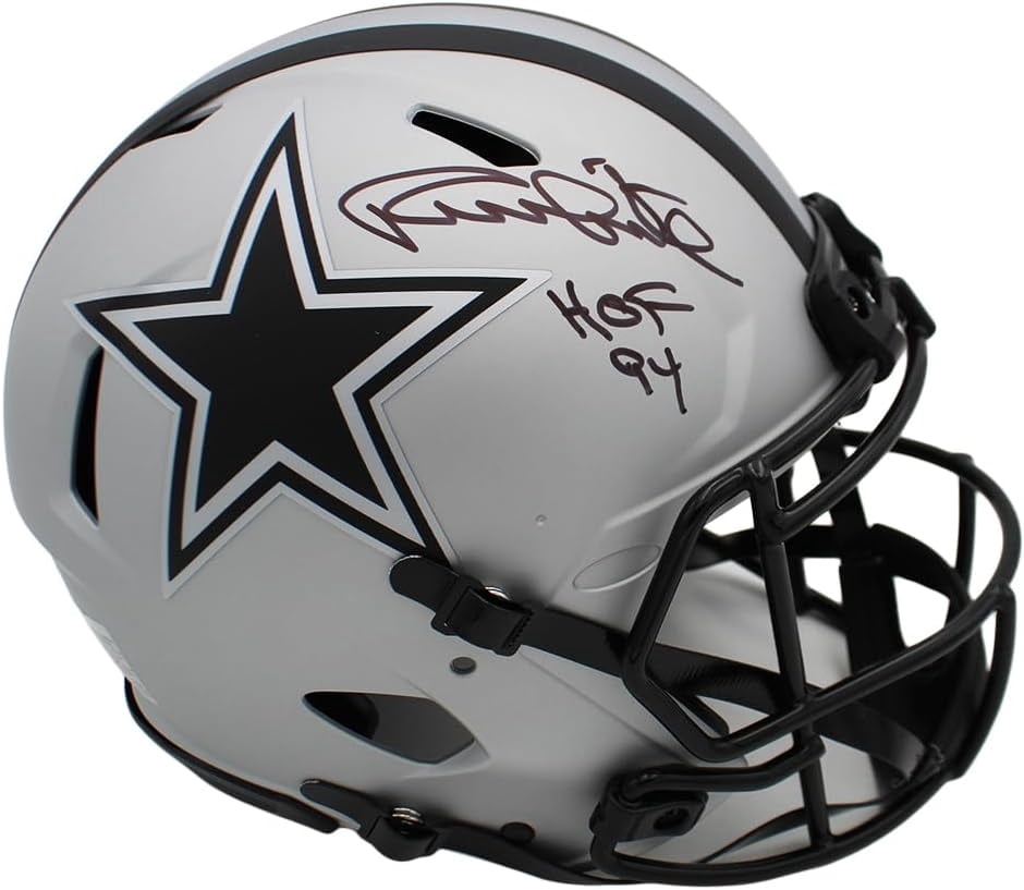 Randy White Autographed/Signed Dallas Speed Pro Rave Football Helmet With "HOF 94" Inscription