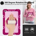 thumbnail image 3 of Funda Color Shock para iPad Mini 4/5 con correa para el hombro, correa de mano, soporte ajustable, a prueba de golpes, apta para niños, 3 of 5